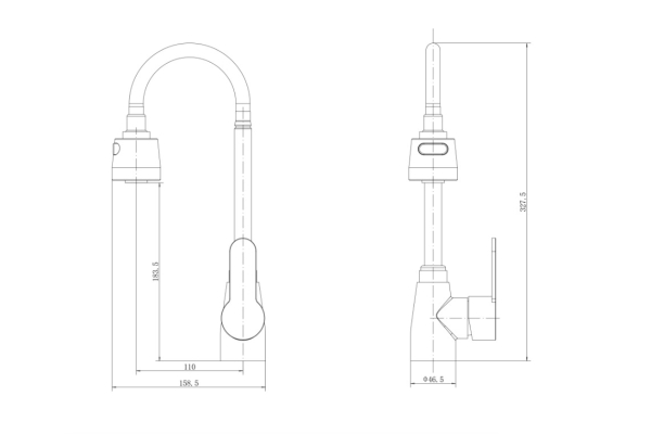 Смеситель PLStart для кухни PL4302