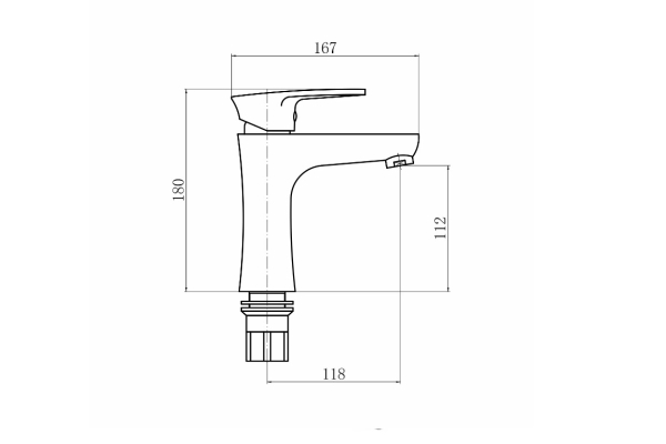 Смеситель PLStart для умывальника PL1005-15