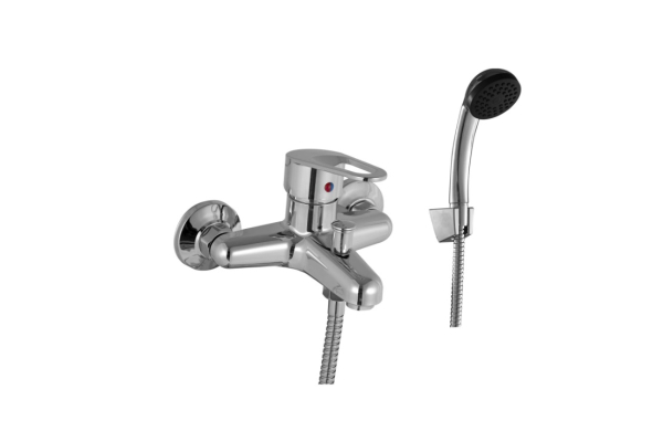 Смеситель PLStart для ванны и душа хром PL3206