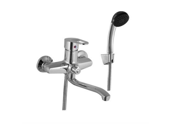 Смеситель PLStart для ванны и душа хром PL2206