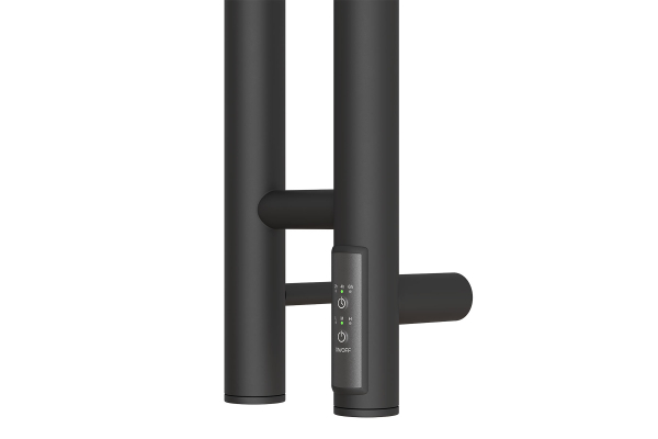 Полотенцесушитель электрический Point Деметра PN12812B П3 80x1200 диммер справа, черный