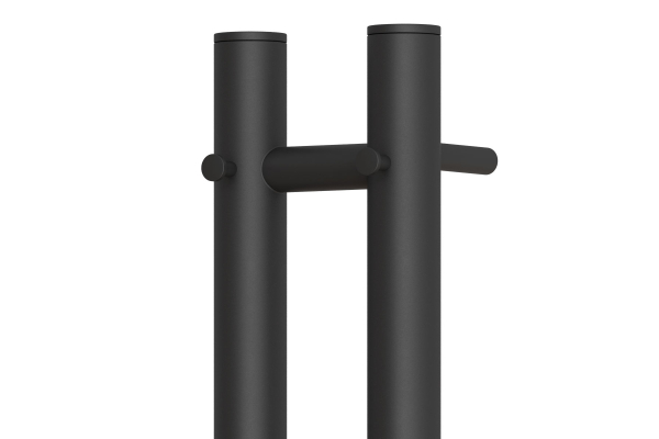 Полотенцесушитель электрический Point Деметра PN12812B П3 80x1200 диммер справа, черный