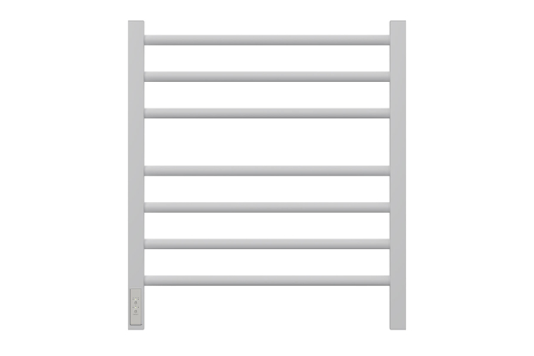 Полотенцесушитель электрический Point Веста PN70756W П7 500x600, диммер слева, белый