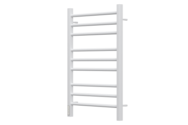 Полотенцесушитель электрический Point Веста PN70758W П9 500x800, диммер слева, белый