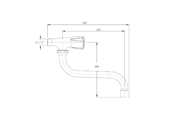 Кран RUSH Pioneer для раковины PI7950-28