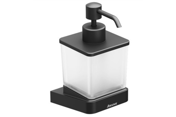 Дозатор для жидкого мыла Ravak 10° X07P559 чёрный матовый