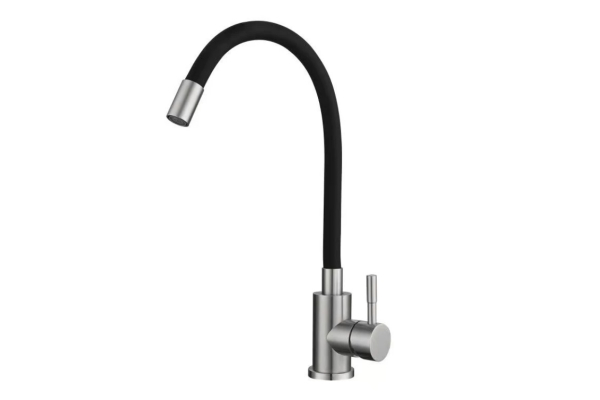 Смеситель Tsarsberg для кухни гибкий излив черный тип См-МОЦБА TSB-114-BL002