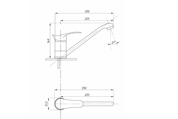 Смеситель Tsarsberg для кухни тип См-МОЦБА, См-УмОЦБА TSB-640-1157