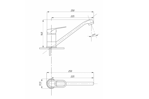 Смеситель Tsarsberg для кухни тип См-МОЦБА, См-УмОЦБА TSB-640-1207