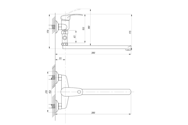 Смеситель Tsarsberg для ванны с душем тип См-ВУОРНШлА TSB-935-3510