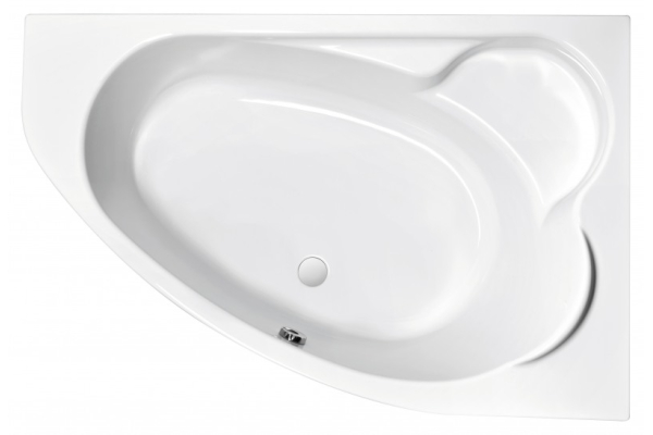 Акриловая ванна Cersanit Kaliope 63341, 153x100, правая, белый