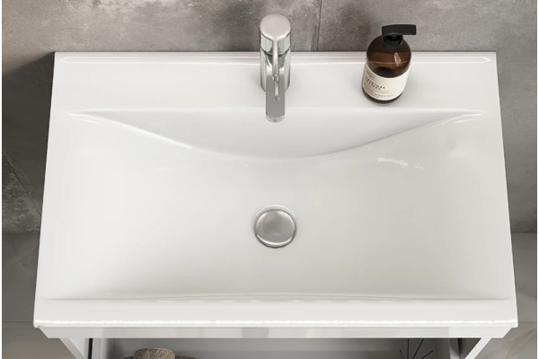 Раковина Velvex Pulsus 70 белая