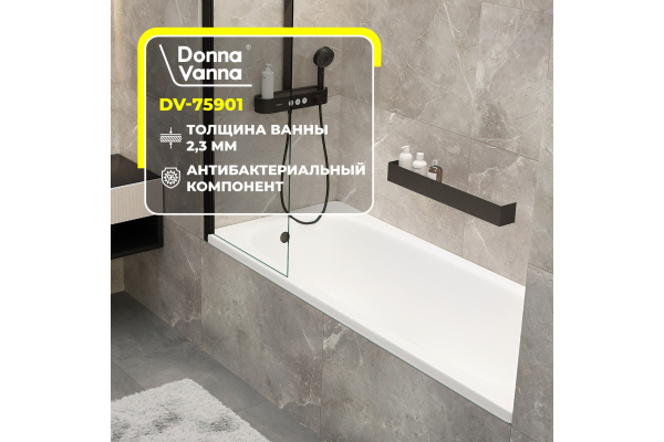 Стальная ванна ВИЗ Donna Vanna Сома 170х70 2,3 мм о/п 01200