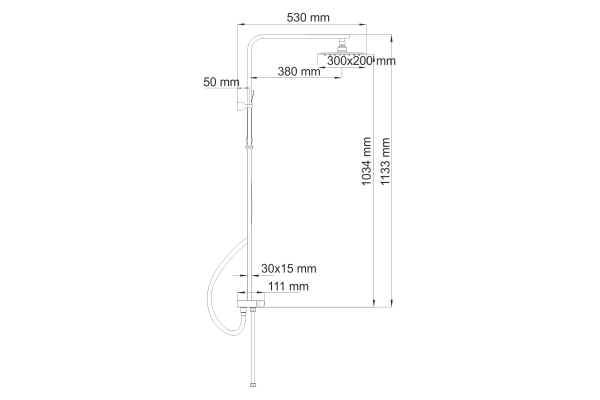 Душевая система WasserKraft A042