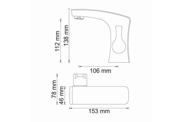 Смеситель WasserKraft Berkel для раковины 4803