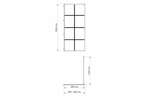 Душевая перегородка WasserKraft Glan 66W39