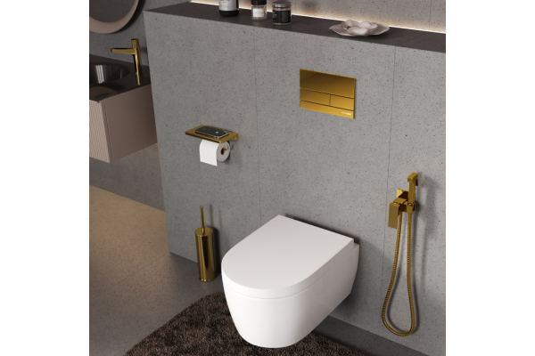 Система инсталляции WasserKraft для унитазов Dinkel 58TLT.010.ME.PG04