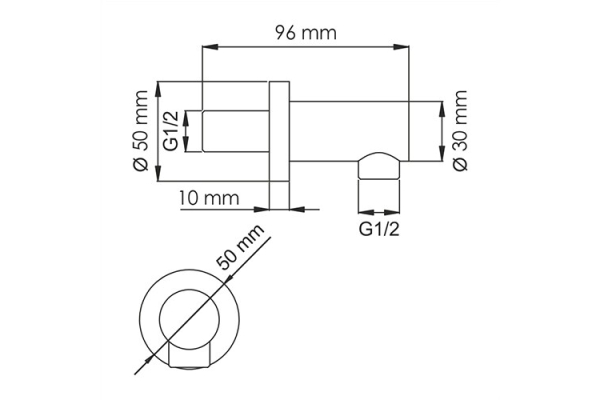 Подключение шланга WasserKraft A147