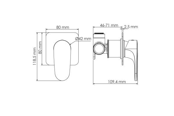 Комплект WasserKraft для раковины встраиваемый A7751.289