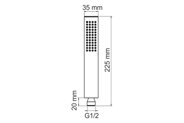 Комплект WasserKraft для душа с душевой насадкой и лейкой встраиваемый A8651.312.090.118.326.087.103