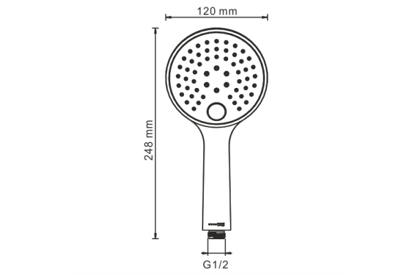 Комплект WasserKraft для ванны с лейкой и изливом встраиваемый A7651.303.305.280.197.207