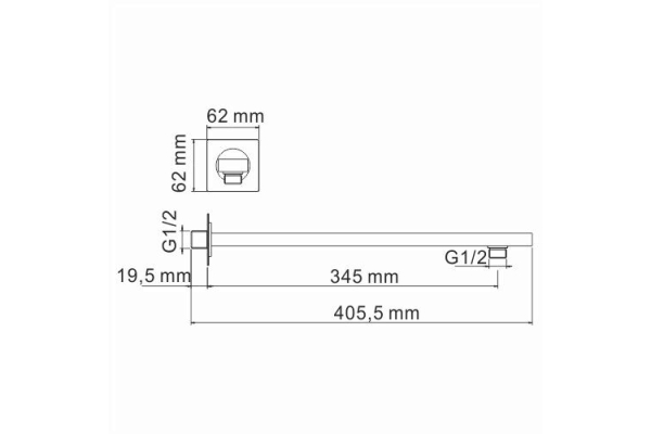 Комплект WasserKraft для ванны с душевой насадкой, лейкой A2151.278.279.183.208.280.197.281