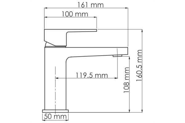 Смеситель WasserKraft Abens для раковины 2003