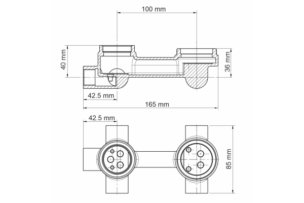 Смеситель WasserKraft Abens для душа 2071