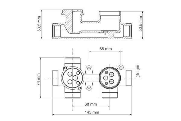 Смеситель WasserKraft Aisch для ванны и душа 5571