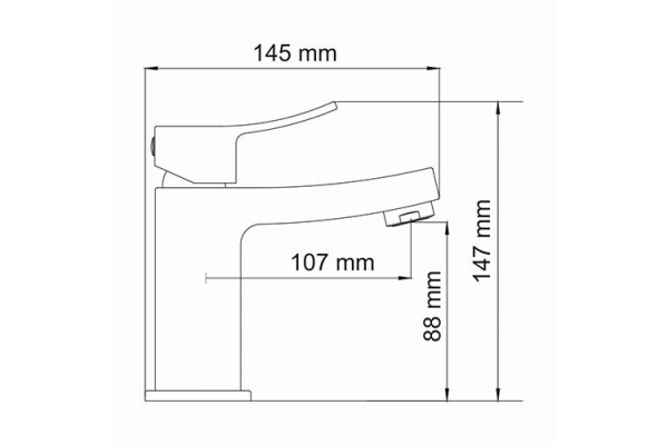 Смеситель WasserKraft Aller для раковины 1064