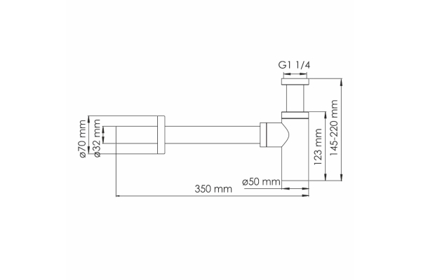 Сифон для раковины WasserKraft A334