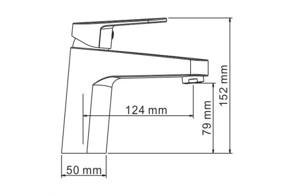 Смеситель WasserKraft Donau для раковины 5303