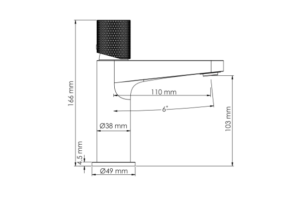 Смеситель WasserKraft Mosel для раковины 4603