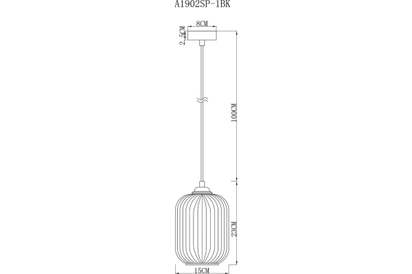 Подвесной светильник Arte Lamp Arwen A1902SP-1WH