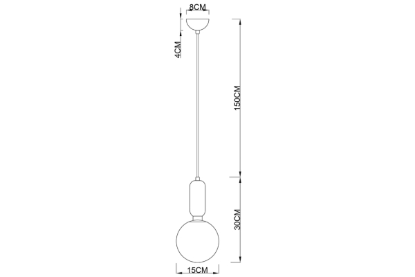 Подвесной светильник Arte Lamp Bolla-Sola A3320SP-1PB