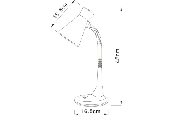 Настольная лампа Arte Lamp Desk A2007LT-1BL