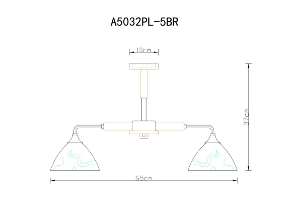 Светильник потолочный Arte Lamp Matthew A5032PL-5BR
