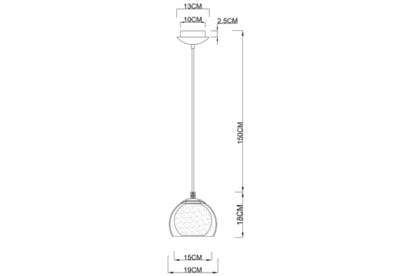 Подвесной светильник Arte Lamp Rastaban A7984SP-1CC