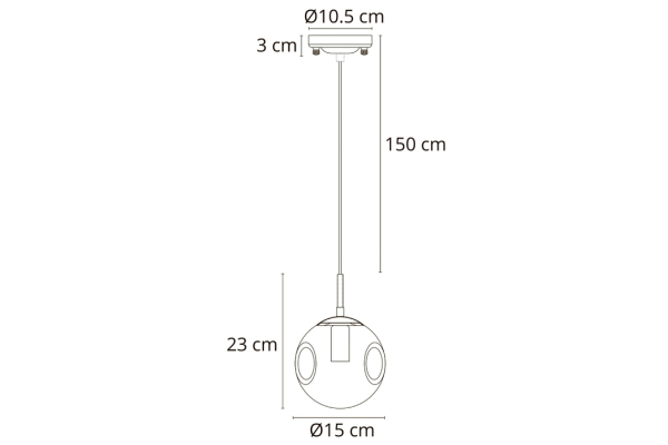 Подвесной светильник Arte Lamp Tureis A9915SP-1BK