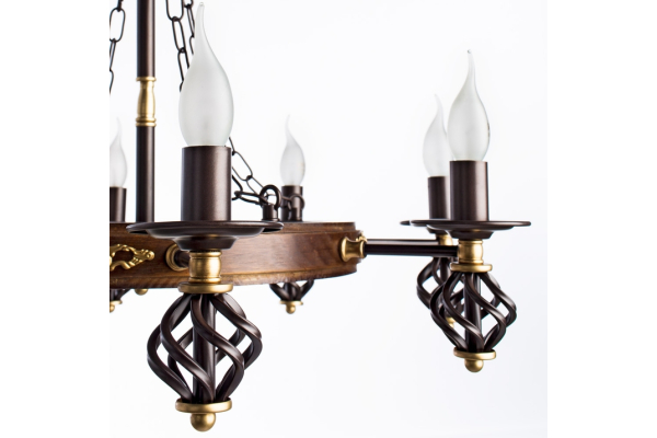 Подвесная люстра Arte Lamp Cartwheel A4550LM-8CK