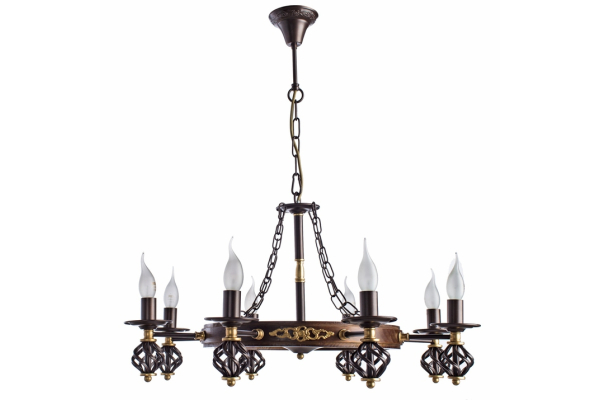 Подвесная люстра Arte Lamp Cartwheel A4550LM-8CK