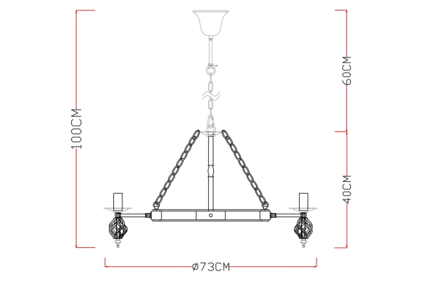 Подвесная люстра Arte Lamp Cartwheel A4550LM-8CK