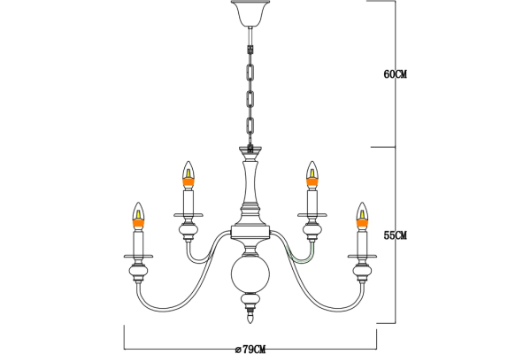 Подвесная люстра Arte Lamp Passoni A6097LM-12PB