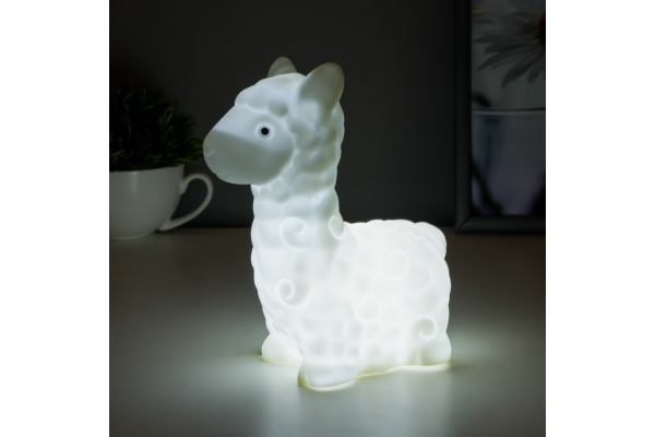 Детский ночник светильник светодиодный Лама NL-14, пластик