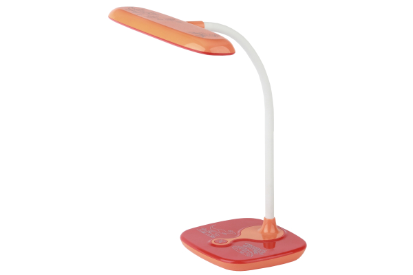 Настольный светильник ЭРА NLED-432-6W-OR детский, светодиодный оранжевый