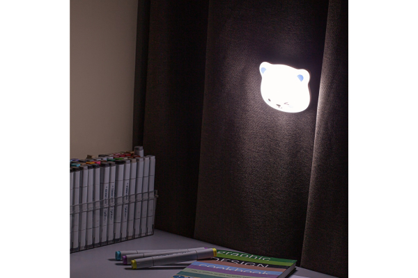 Ночник - светильник светодиодный ЭРА NLED-466-1W-W настенный аккумуляторный белый