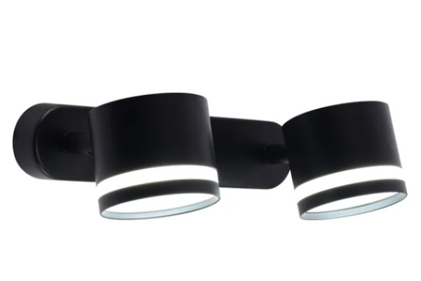 Бра Schaffner Argento 4505-2В, цвет черный, 2xGX53/15Вт