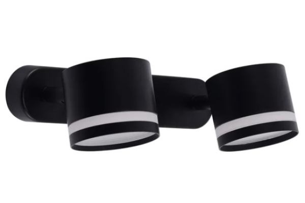 Бра Schaffner Argento 4505-2В, цвет черный, 2xGX53/15Вт