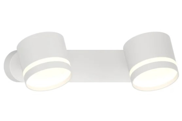 Бра Schaffner Argento 4505-2В, цвет белый, 2xGX53/15Вт