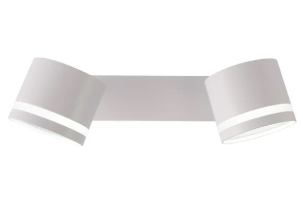 Бра Schaffner Argento 4505-2В, цвет белый, 2xGX53/15Вт